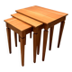 3 nesting tables in solid cherry wood