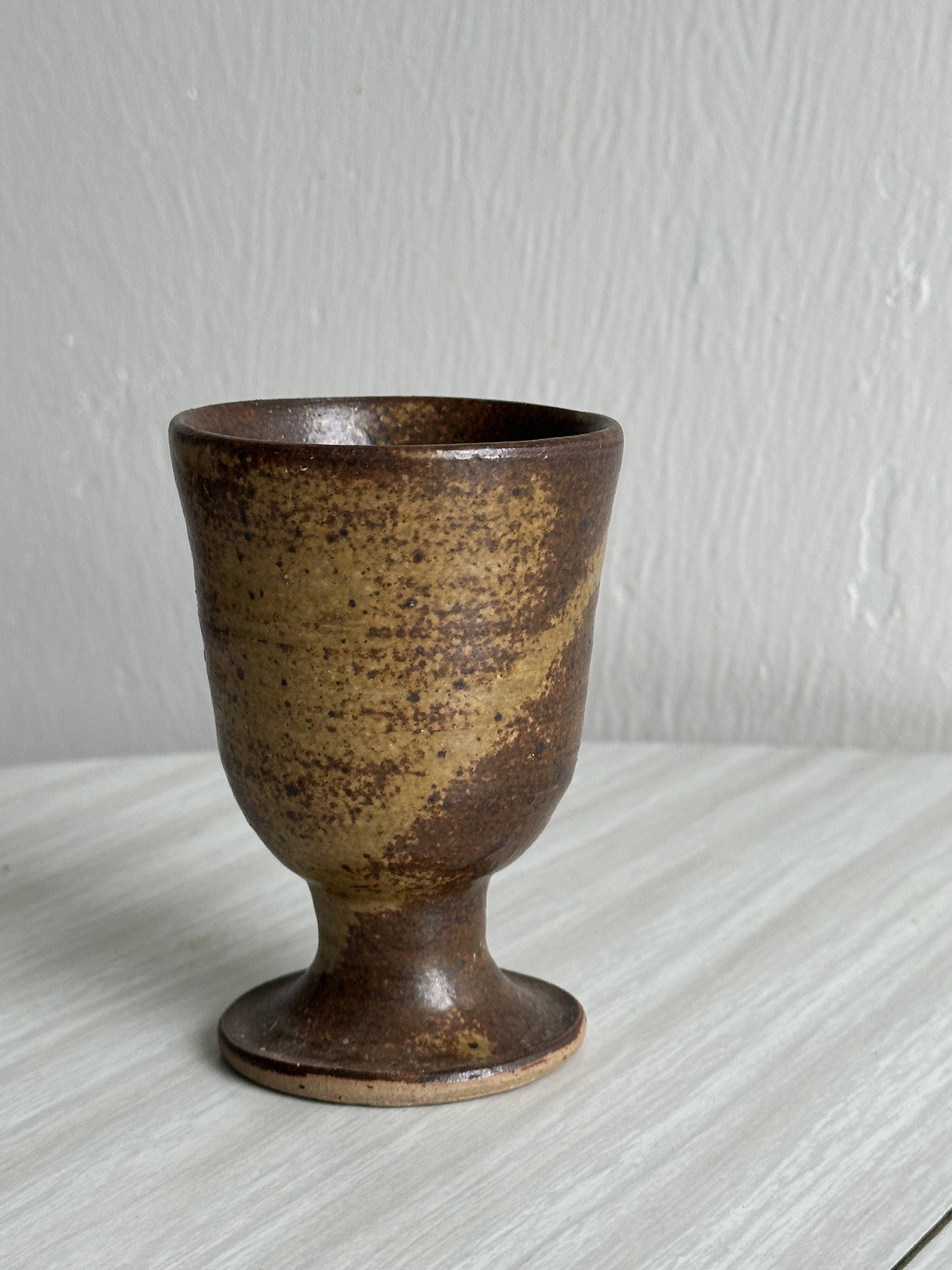 Small old stoneware mug