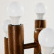 Oak table lamp by Temde Leuchten