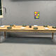 Table de ferme pieds fuseaux (300 cm x 90 cm)