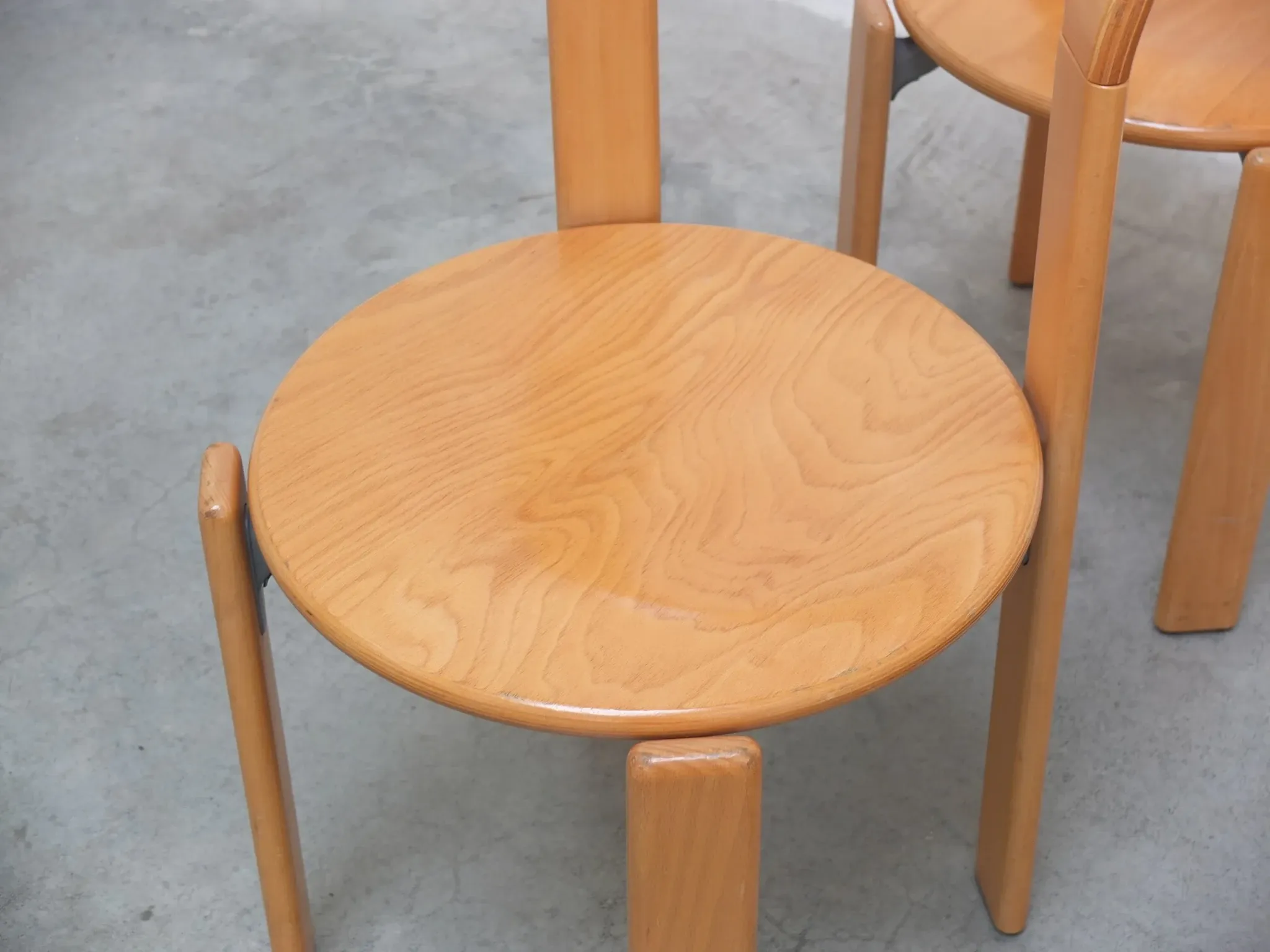 Set of 6 'Rey' chairs by Bruno Rey for Dietiker Switzerland, 1971