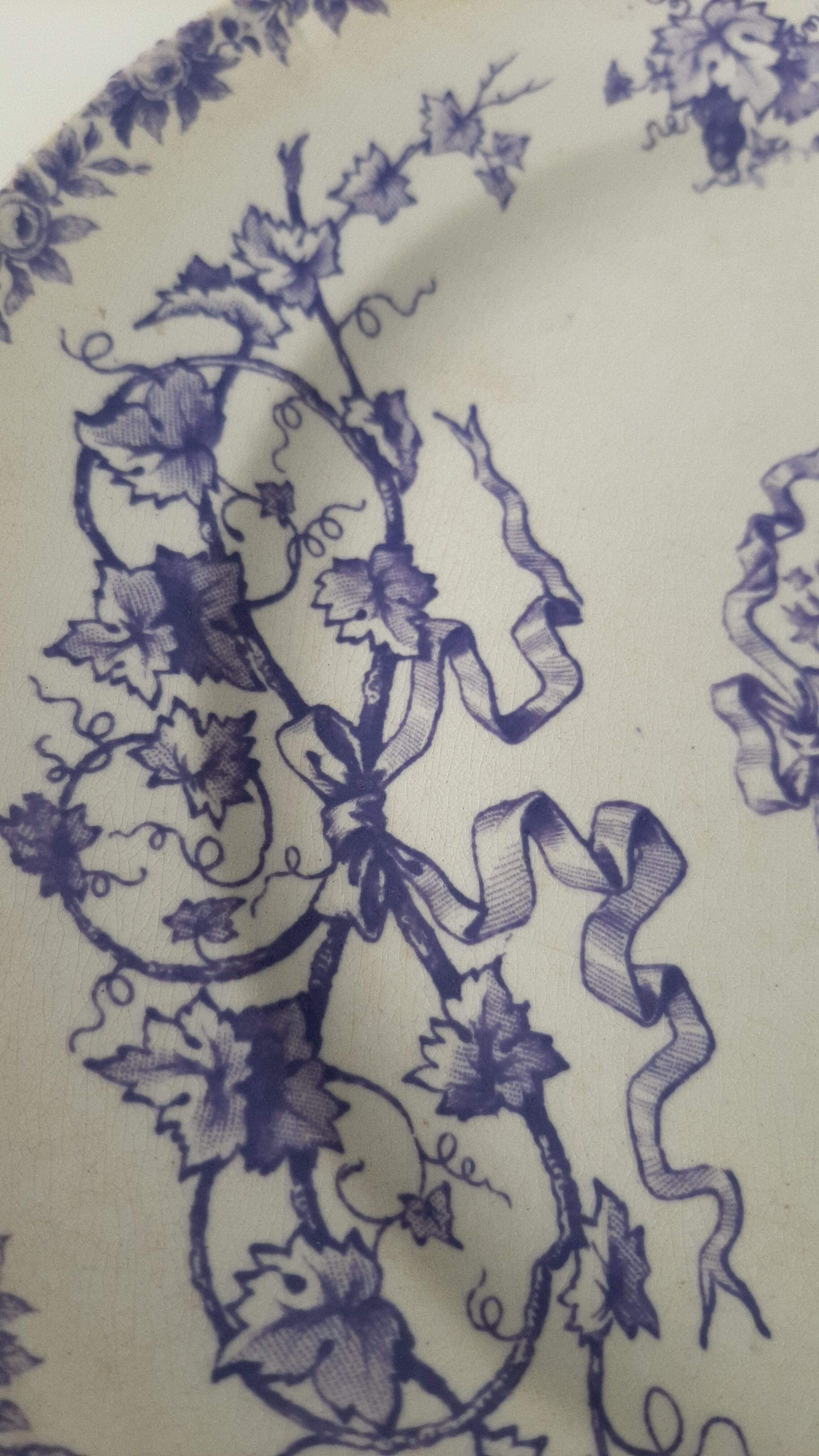 Lot of dessert plates from the 19th century