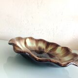 Flat cut in iridescent ceramic, vintage 50/60