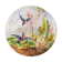 Porcelain dish from limoges or paris around 1900 decoration at martin pecheur