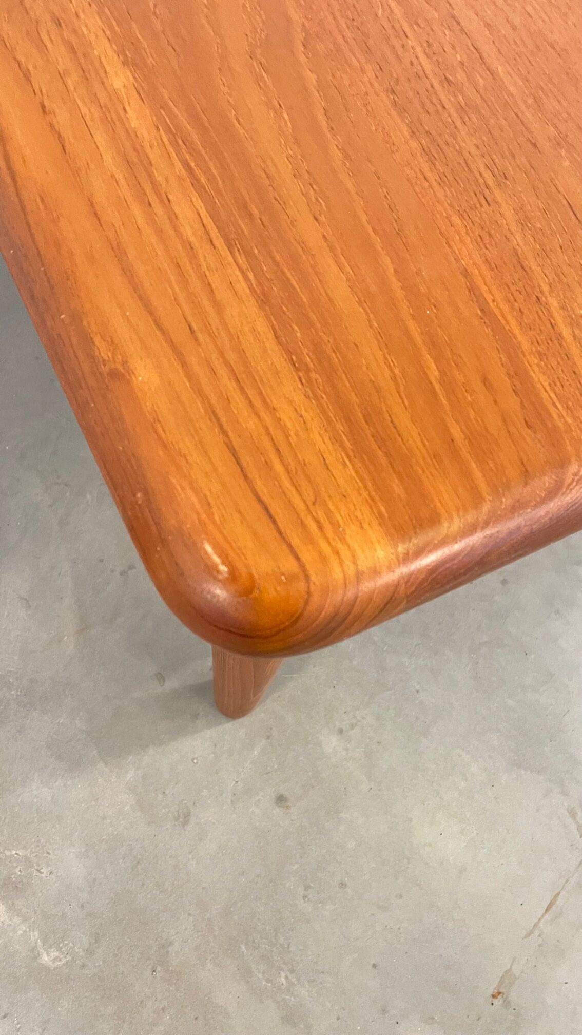 Teak coffee table from the 60s published by Glostrup