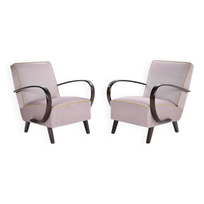 Paire de fauteuils Jindrich Halabala