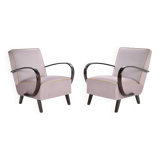 Pair of Jindrich Halabala armchairs