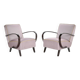 Pair of Jindrich Halabala armchairs