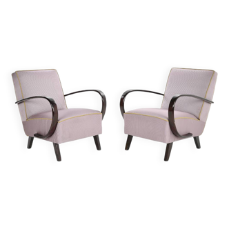 Pair of Jindrich Halabala armchairs