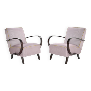 Pair of Jindrich Halabala armchairs