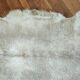 Tapis vintage peau de chèvre 86 cm X 113 cm
