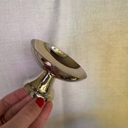 Set of 6 stainless steel ice cream bowls by Guy Degrenne with matching spoons.