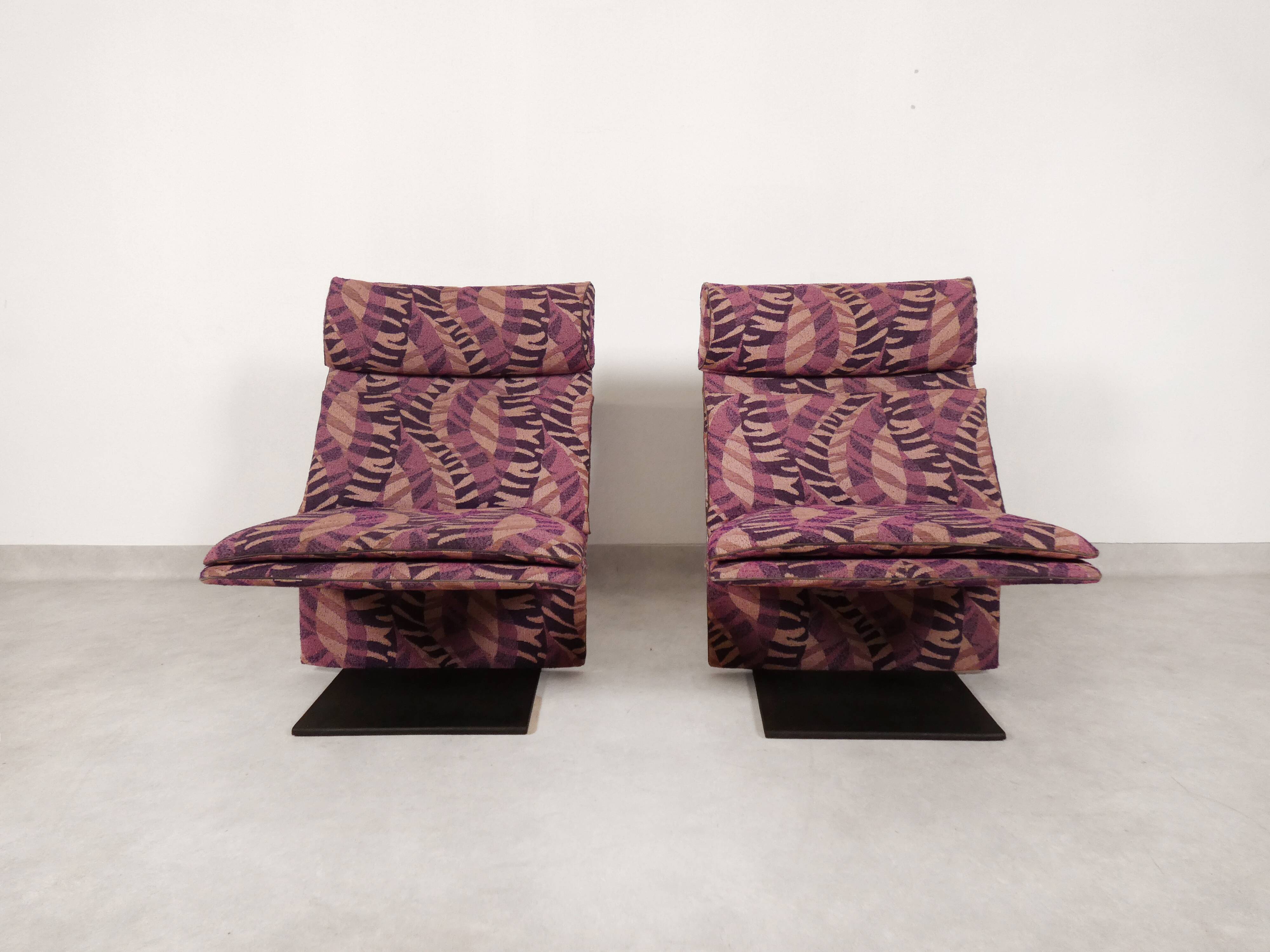 Saporiti chairs in Missoni fabric