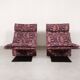 Saporiti chairs in Missoni fabric