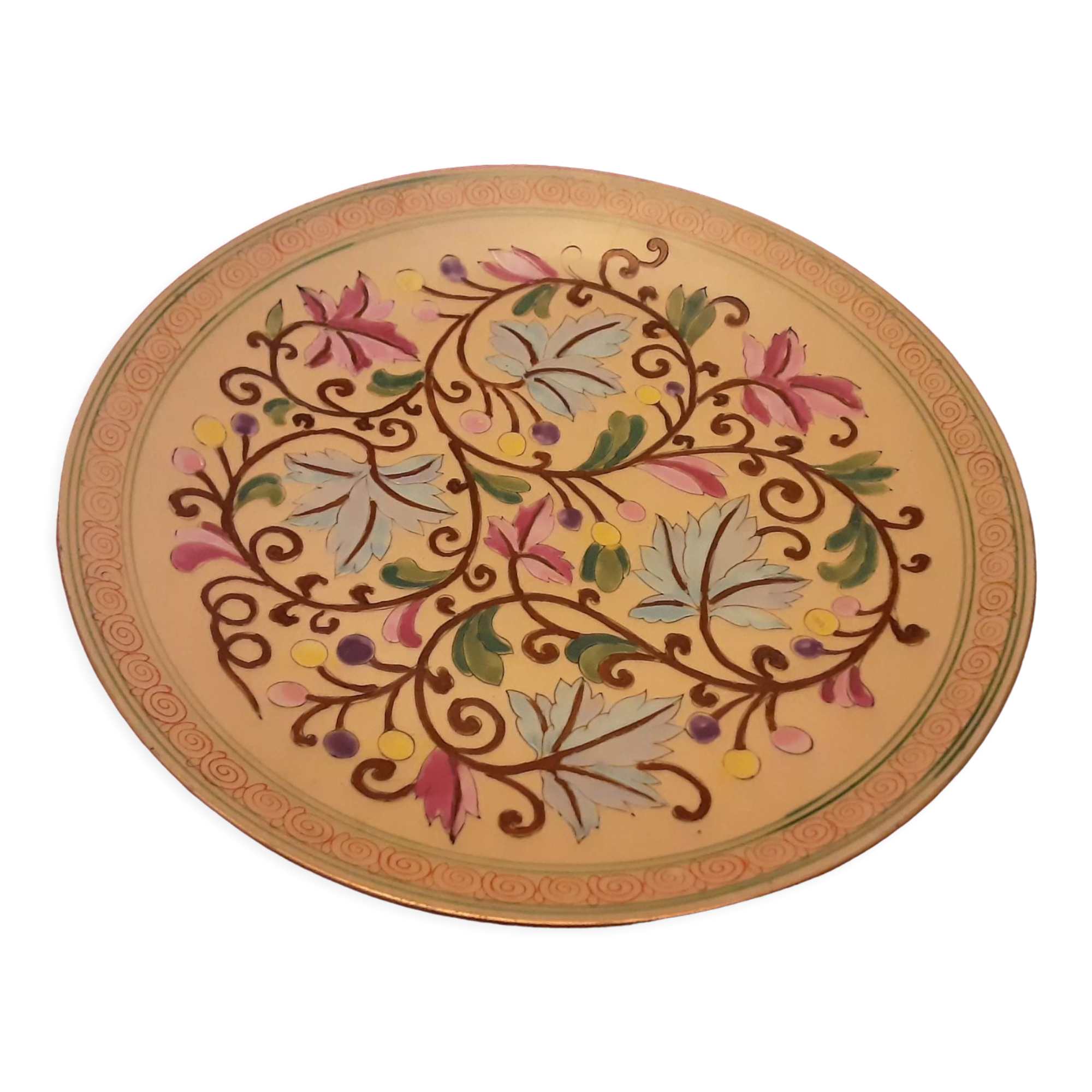 Asian porcelain plate