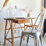 Vintage rattan desk