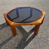 large brutalist coffee table