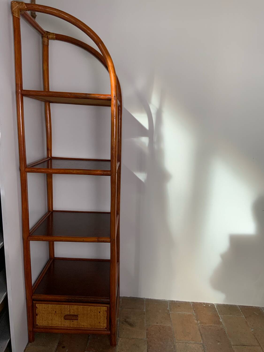 Vintage corner shelf