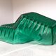 Vintage square ramekins made of Arcoroc glass - Emerald Green