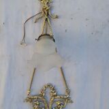 Pair of brass wall light
