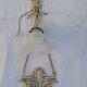 Pair of brass wall light