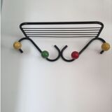Vintage coat rack murals colorful balls