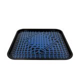 Victor Vasarely, Space age Op art metal tray, Limited edition Metalgraf Ita