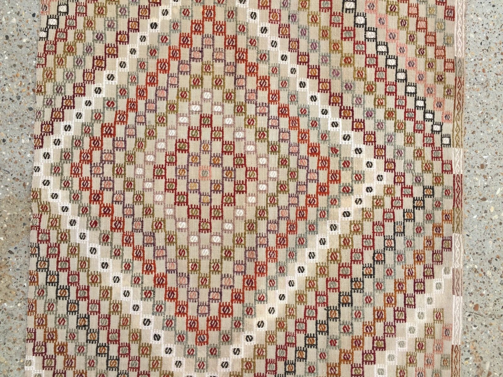 Turkish Kilim Rug 313x108cm shabby chic wool, country home, boho