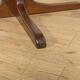 Table à manger ronde en teck extensible des années 1960, Danemark