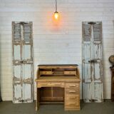 American desk with oak curtain