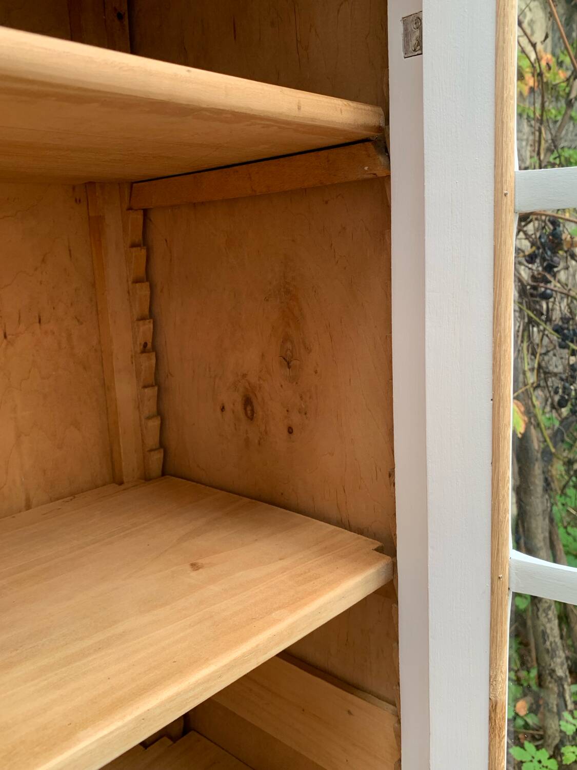 Antique Parisian glass cabinet H150