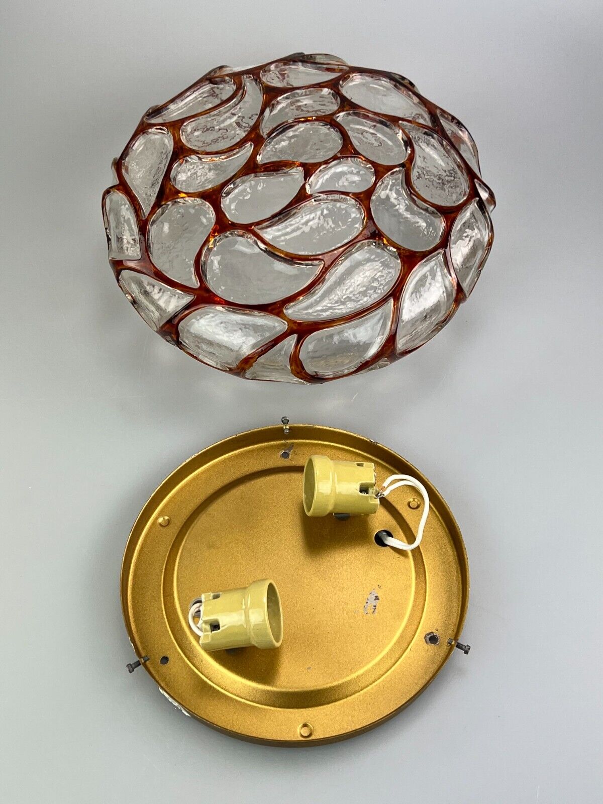 60s 70s wall lamp Hillebrand space age design