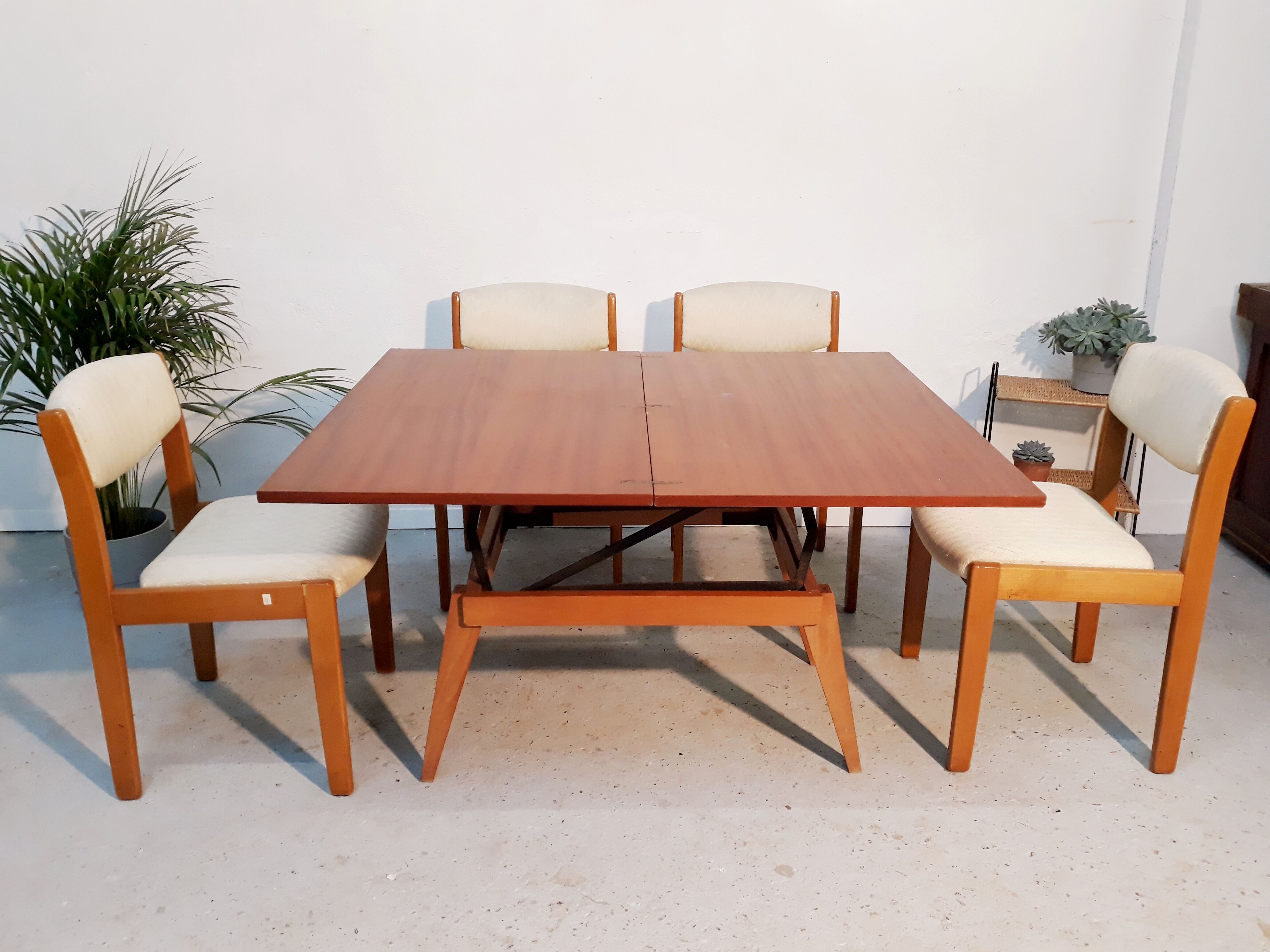 Albert Ducrot portfolio liftable vintage coffee table