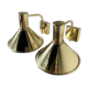 Pair of Hovik Lys brass wall lights Jonas Hidle Denmark