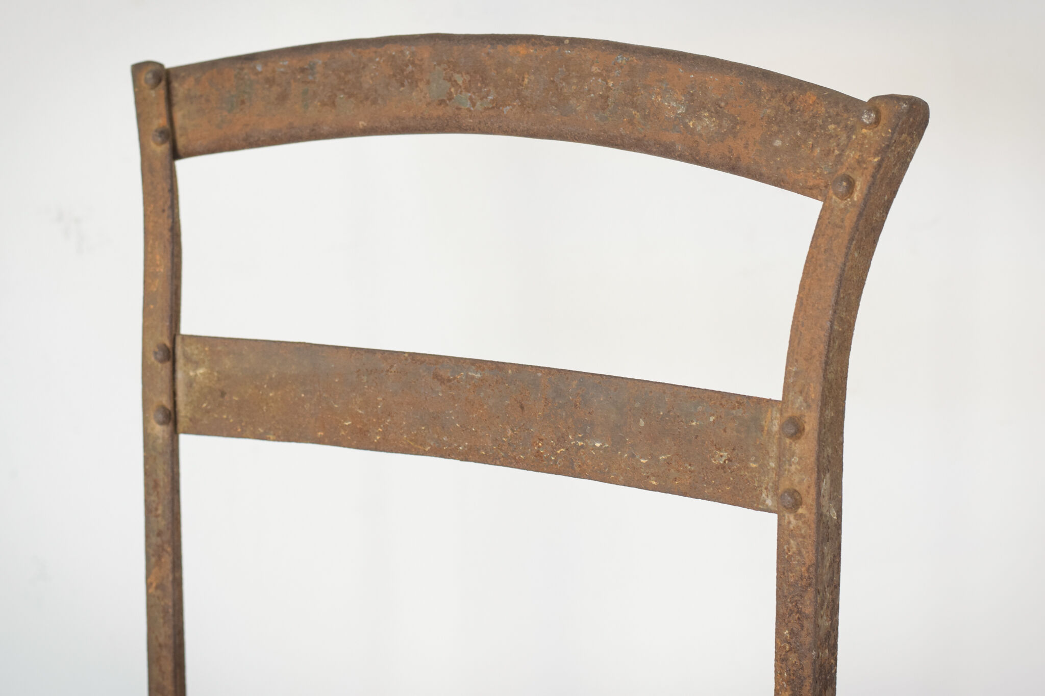 Pair of antique french folding chairs