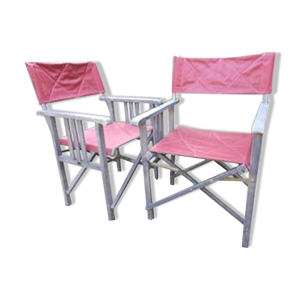 paire de fauteuils pliables