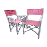 Pair of folding chairs
