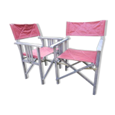 Paire de fauteuils pliables