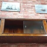 Renovated art deco hanging display cabinet, retro, vintage, 1956