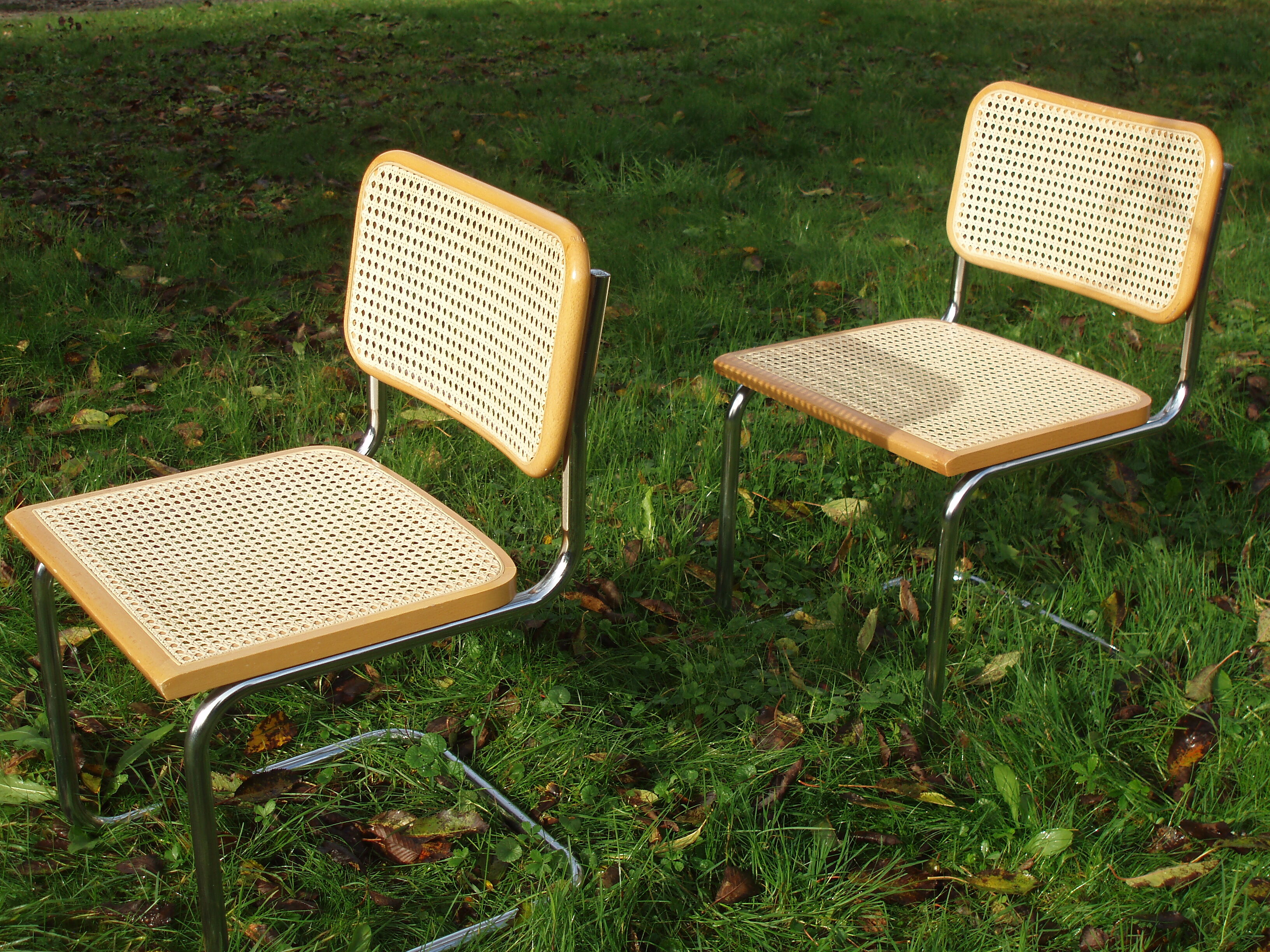 Pair of chairs B32 by Marcel Breuer
