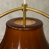 Jo Hammerborg acrylic and brass ceiling lamp from the 70s