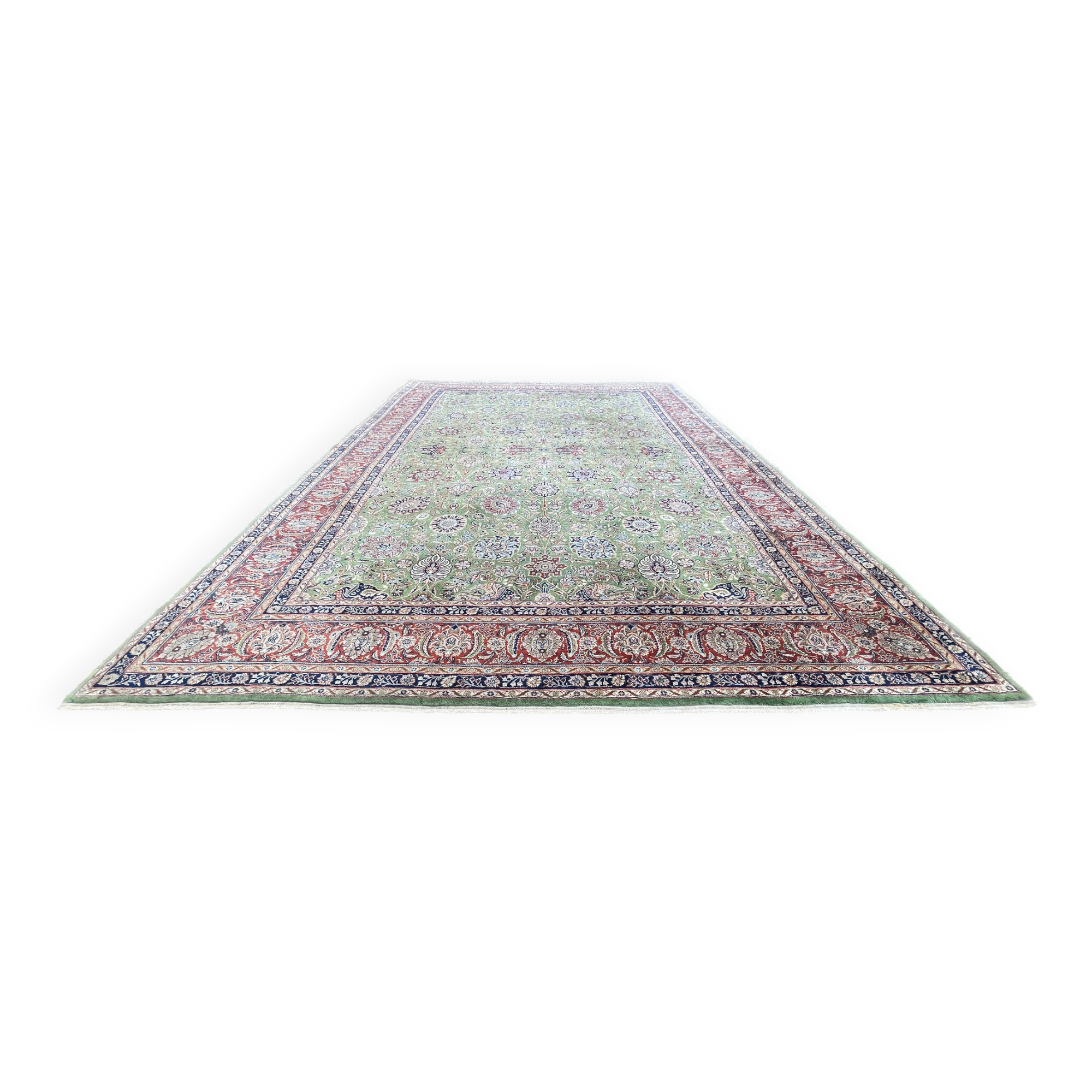 Carpet XXL Tabriz Shah Abbas Emerald Green