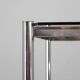 Mid-century smoked glass serving cart, Italy, 1970s