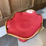 Red ceramic cup
