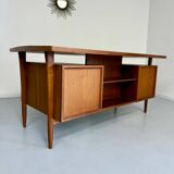 Scandinavian design desk Swiss Teack 70s vintage teak