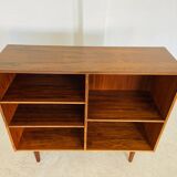 Vintage Danish mid-century retro rosewood bookcase 1960s