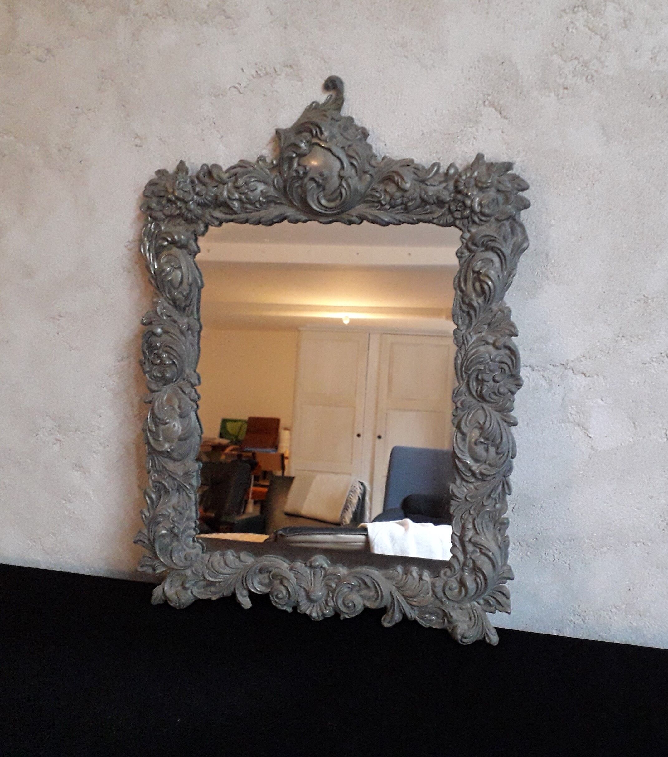 Mirror metal frame 60s