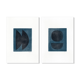 Ensemble de 2 Peintures M398 Signé Eawy