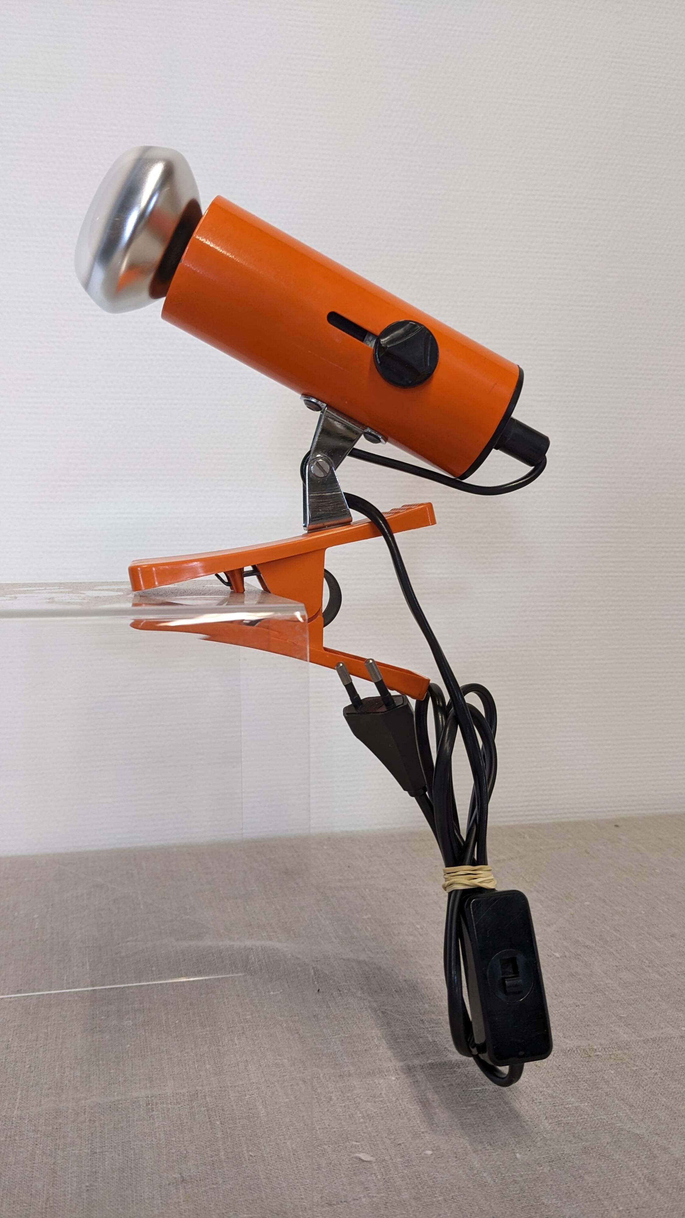 Italian clamp spotlight by Targetti, 1960s-70s