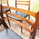 6 chaises Niels Otto Moller no78 en palissandre et cuir